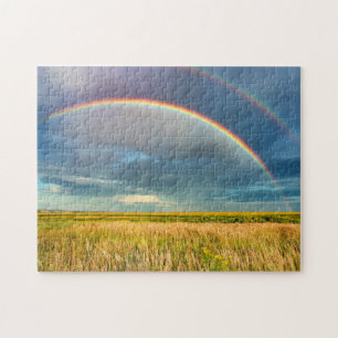 Rainbow Field USA Countryside Complex Jigzaag Puzz Legpuzzel