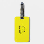 Rainbow Fireworks Celebration Art Abstract Bagagelabel (Achterkant verticaal)