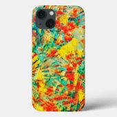 Rainbow Fireworks Celebration Art Abstract Case-Mate iPhone Case (Achterkant)