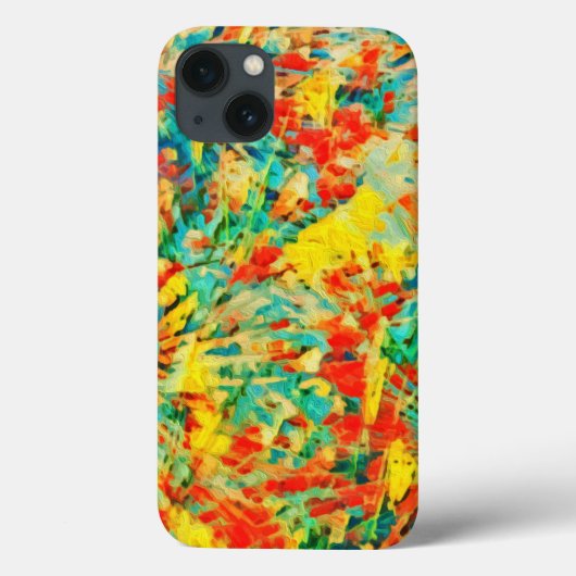 Rainbow Fireworks Celebration Art Abstract Case-Mate iPhone Case (Achterkant)