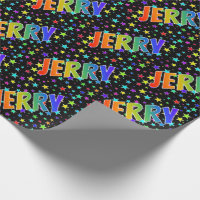 Rainbow First Name "JERRY" + sterren