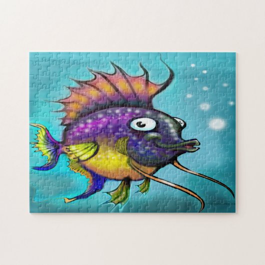 Rainbow Fish Puzzle Legpuzzel (Horizontaal)