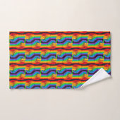 Rainbow Fist Pattern Bad Handdoek (Handdoek)