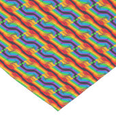 Rainbow Fist Pattern Korte Tafelloper (Hoek)