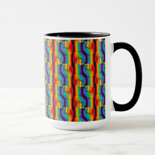 Rainbow Fist Pattern Mok