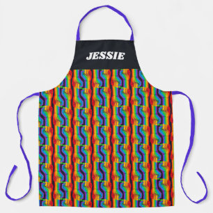 Rainbow Fist Pattern Schort