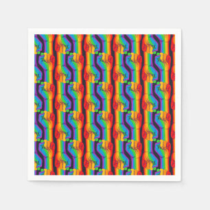 Rainbow Fist Pattern Servet