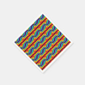 Rainbow Fist Pattern Servet (Hoek)