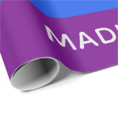 Rainbow Flag aangepaste naam wrapping papier (Rol Hoek)