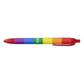 Rainbow Flag aangepaste naampennen Blauwe Inkt Pen (Bodem)