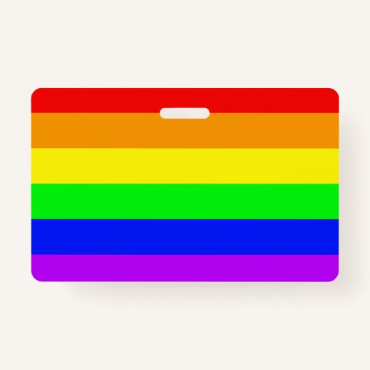 Rainbow Flag Badge (Voorkant)