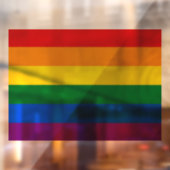 Rainbow Flag beroemd gemaakt door LGBT & Pride Raamsticker (Vel 2)