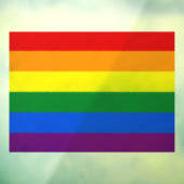 Rainbow Flag beroemd gemaakt door LGBT & Pride Raamsticker (Vel 3)