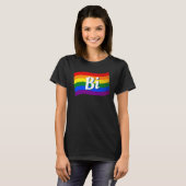 Rainbow Flag Bi Bisexual pride LGBT LGBTQ pride T-shirt (Voorkant volledig)