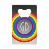 RAINBOW FLAG BUTTON + your sign or text (Devant)