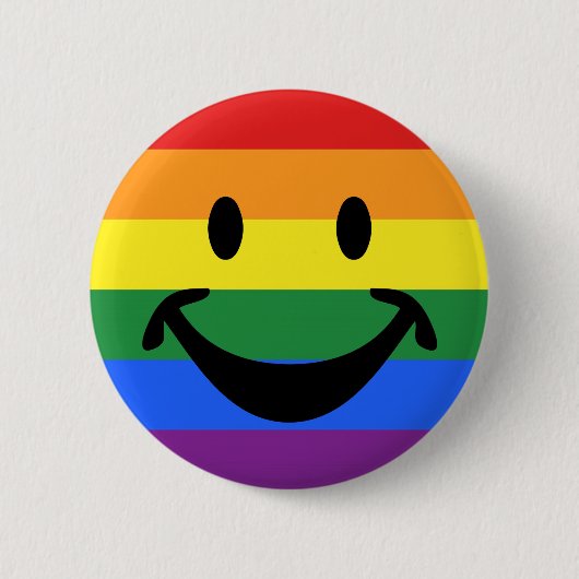 RAINBOW FLAG COLOREN jouw ideeën Ronde Button 5,7 Cm (Voorkant)