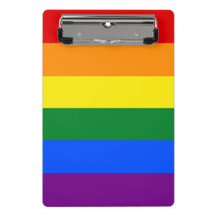 RAINBOW FLAG COLOREN + jouw tekst & ideeën Mini Klembord