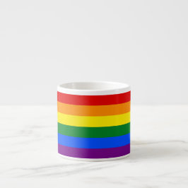 RAINBOW FLAG COLORS ESPRESSO KOP