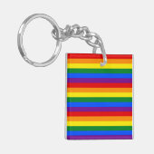 RAINBOW FLAG COLORS SLEUTELHANGER (Voorkant Links)