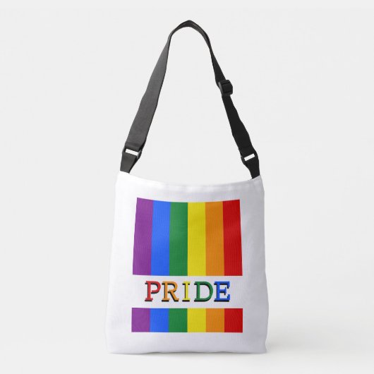 Rainbow Flag Crossbody Bag & LGBT, Pride Tas (Voorkant)