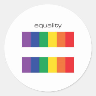 Rainbow Flag Equality Symbool Sticker