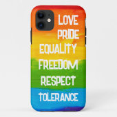 Rainbow Flag Homo Lesbische LHBT Case-Mate iPhone Case (Achterkant)