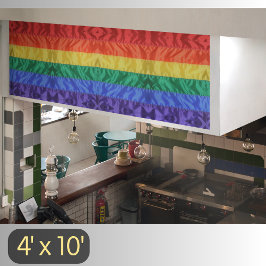 Rainbow Flag LGBTQ Rainbow Stripes LGBT Gay Pride Spandoek