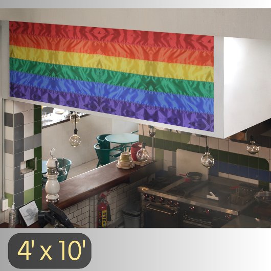 Rainbow Flag LGBTQ Rainbow Stripes LGBT Gay Pride Spandoek