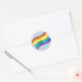 Rainbow Flag Logo Style Stickers (Envelop)