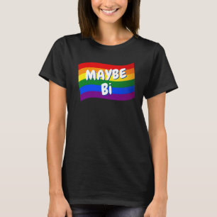 Rainbow Flag Misschien is homoseksuele liefde miss T-shirt