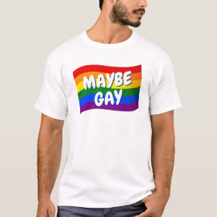 Rainbow Flag Misschien is homoseksuele liefde niet T-shirt