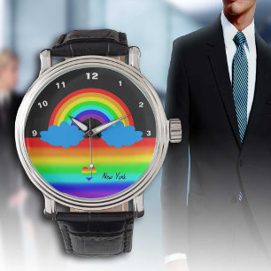 Rainbow Flag mode horloge, LGBT mode, Pride Horloge