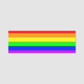 Rainbow Flag Naamplaatje (Voorkant)