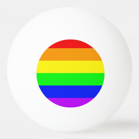 Rainbow Flag Pingpongballen (Voorkant)