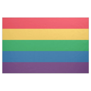 Rainbow Flag Pride Fabric Yard Stof