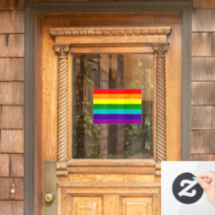RAINBOW FLAG RAAMSTICKER