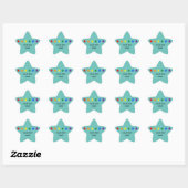 RAINBOW FLAG STARS + uw ideeën Ster Sticker (Vel)