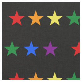 RAINBOW FLAG STARS + uw ideeën Stof