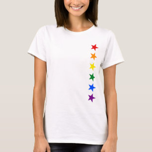 RAINBOW FLAG STARS + uw ideeën T-shirt
