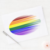 Rainbow Flag Sticker Sheet (Ovaal) (Envelop)