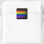Rainbow Flag Sticker Sheet (Vierkant) (Tas)