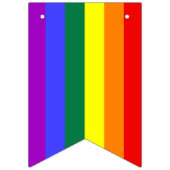 Rainbow Flag Swallowtail Party Bunting Banner (Tweede vlag)