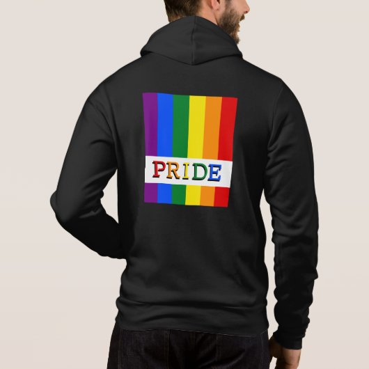 Rainbow Flag Sweat - shirt à capuche & LGBT, mode (Dos)