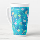 Rainbow Flamingo's Latte Mok (Linkerhoek)
