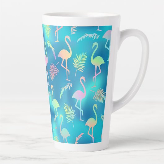 Rainbow Flamingo's Latte Mok (Rechts)