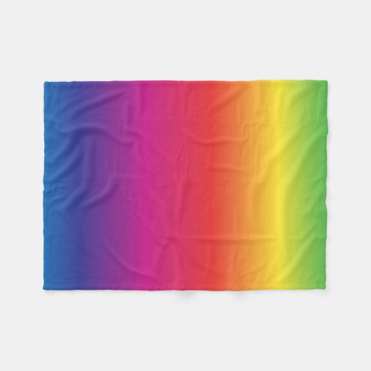 Rainbow Fleece Blanket (Voorkant (Horizontaal))
