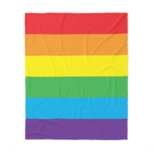 Rainbow Fleece Blanket