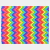Rainbow Fleece Blanket Gift Deken (Voorkant (Horizontaal))