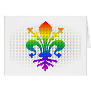 Rainbow Fleur-de-lis