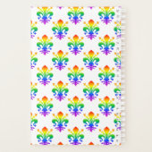 Rainbow Fleur-de-lis Planner (Achterkant)